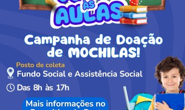 Solidariedade em Ação: Campanha de Doação de Mochilas Escolares em Piracaia