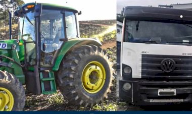 POLÍCIA MILITAR RECUPERA TRATOR FURTADO EM BRAGANÇA PAULISTA