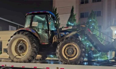POLÍCIA MILITAR PRENDE CRIMINOSOS E RECUPERA TRATOR FURTADO EM NAZARÉ PAULISTA