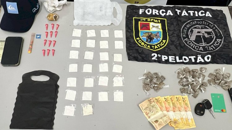 Polícia Militar Apreende Drogas e Dois Indivíduos por Tráfico em Bom Jesus dos Perdões
