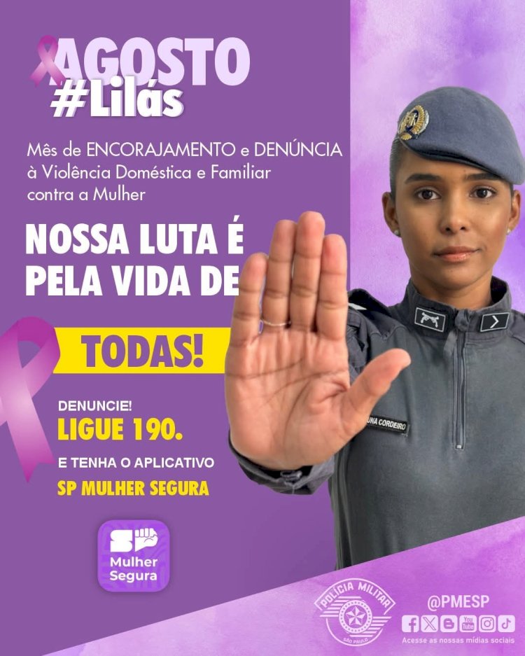 OPERAÇÃO SHAMAR: POLÍCIA MILITAR INTENSIFICA AÇÕES NO COMBATE À VIOLÊNCIA CONTRA A MULHER