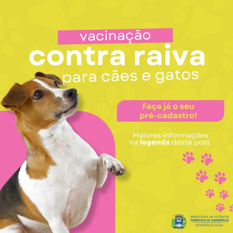 Vacinação Contra a Raiva em Joanópolis