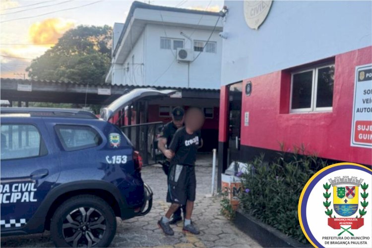 Homem é Preso em Flagrante por Furto a Comércio em Bragança Paulista