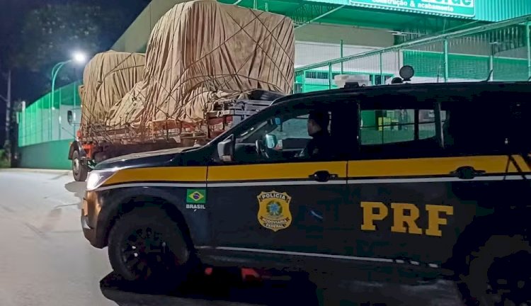 Operação PRF e PCSP Prende Motorista por Transporte de Peças Roubadas