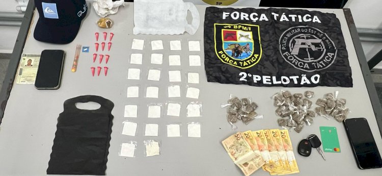Polícia Militar Apreende Drogas e Dois Indivíduos por Tráfico em Bom Jesus dos Perdões
