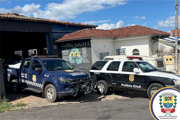 Fiscalização em Bragança Paulista: Ação Combate Comércio Ilegal de Fios
